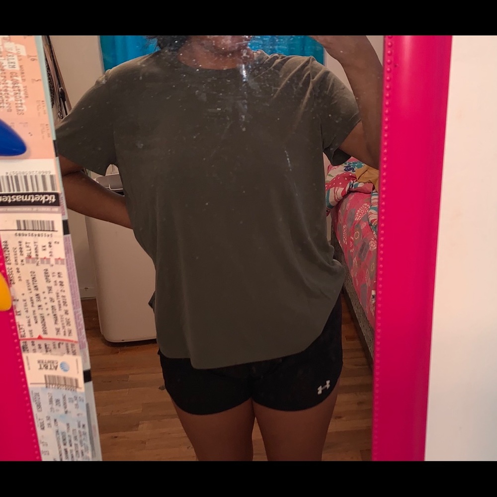 Army green top